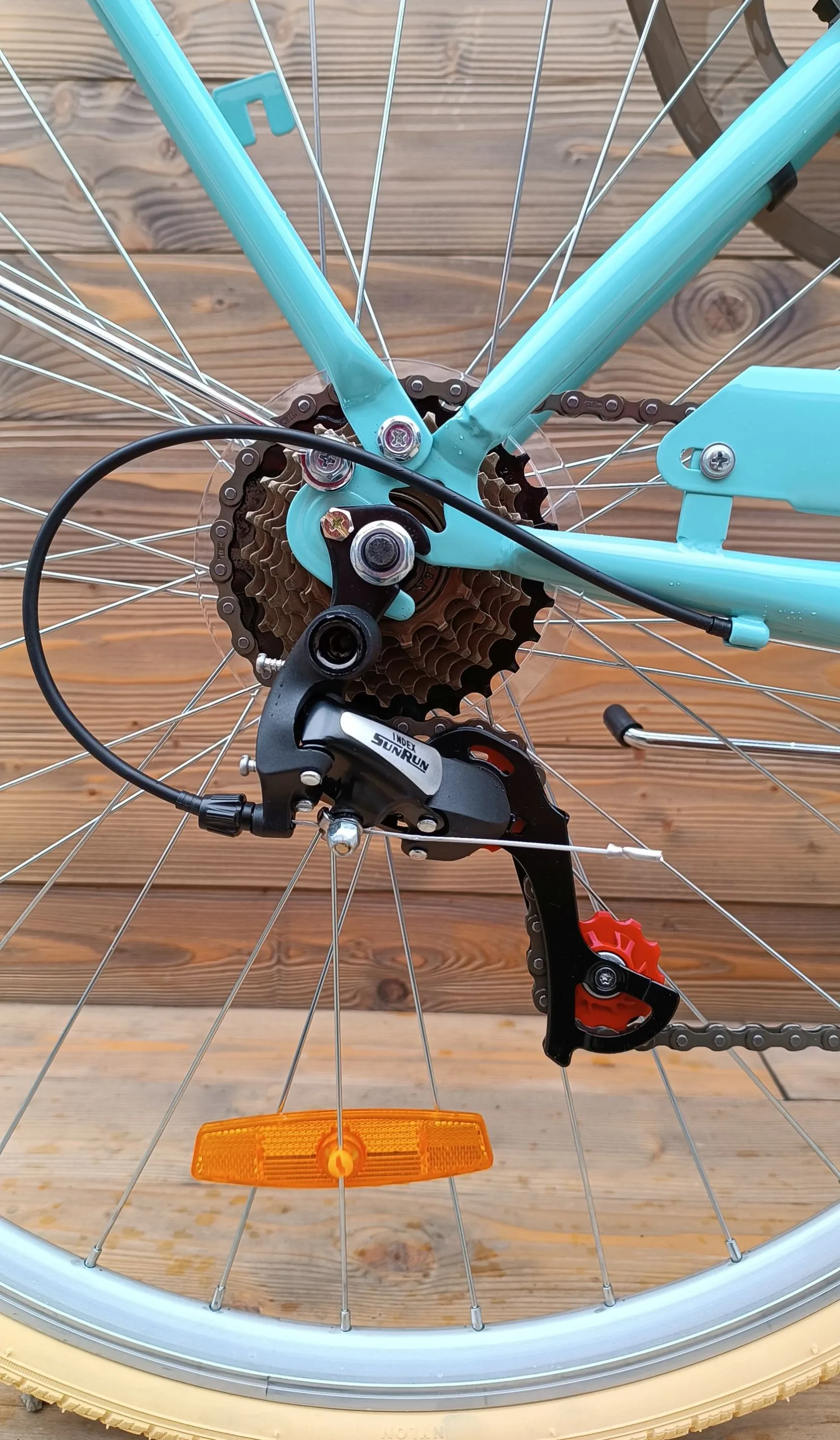 Bicicleta dama 28 Capriolo Melody oras 7 viteze turcoaz 19 - imagine 8