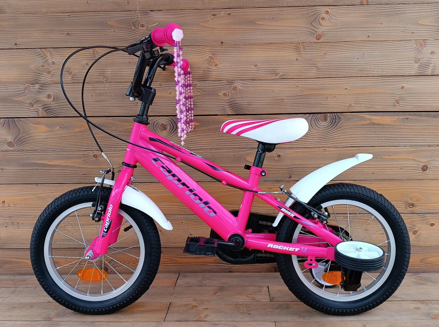 Bicicleta copii 14 Capriolo Rocket pink - imagine 2