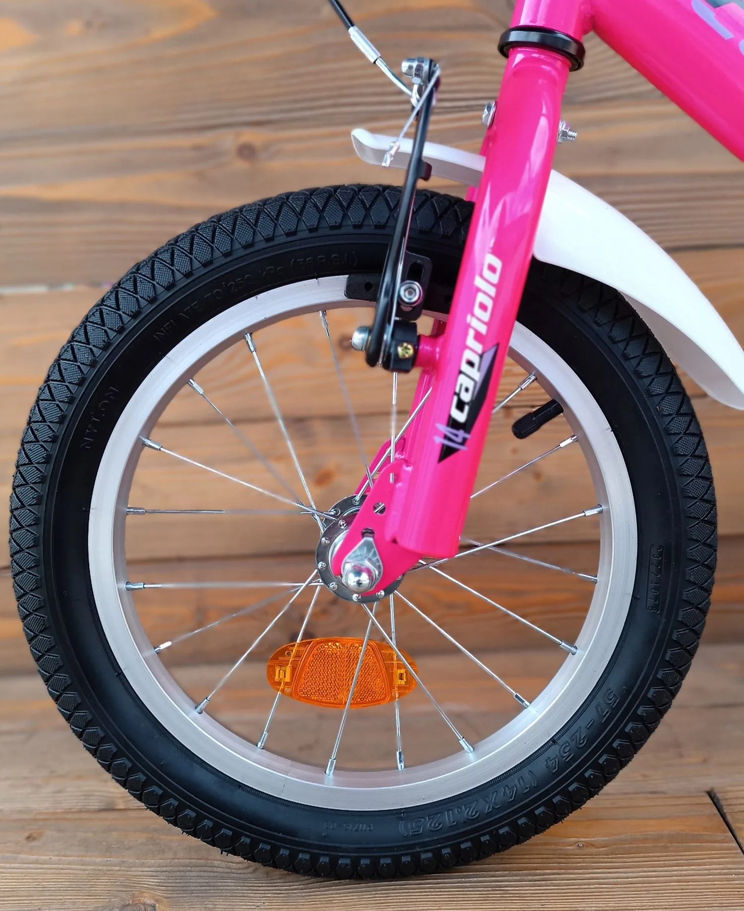 Bicicleta copii 14 Capriolo Rocket pink - imagine 4