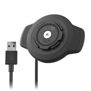 Quad Lock incarcator wireless (cap) impermeabil USB negru