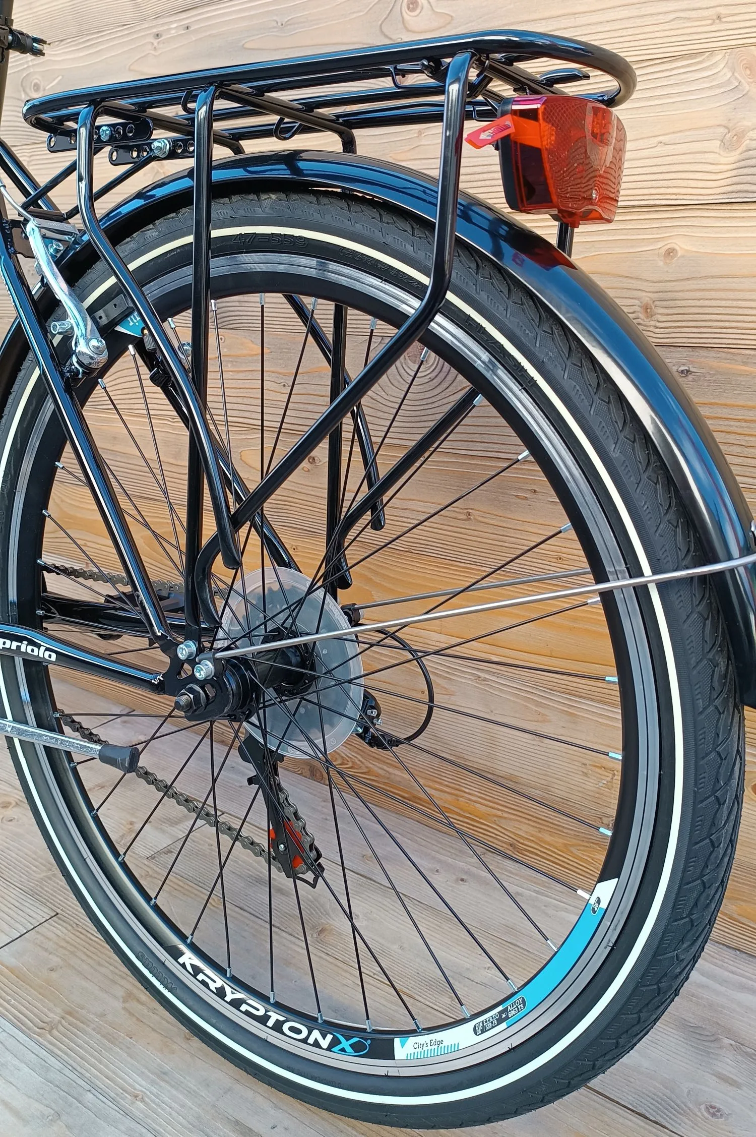 Bicicleta barbati 26 Capriolo Metropolis negru albastru 21 - imagine 7