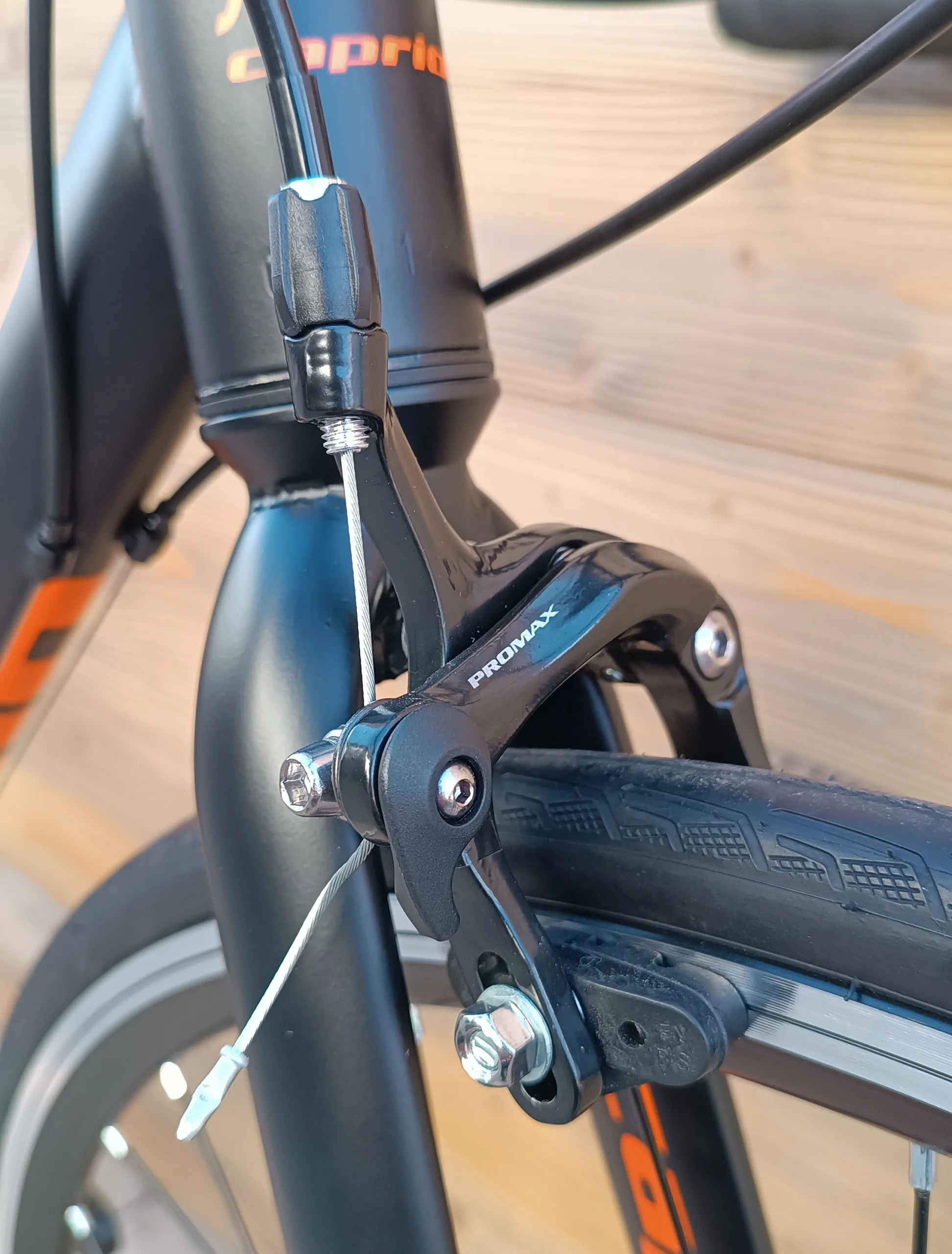 Bicicleta sosea Capriolo Eclipse 4.0 negru portocaliu 54 - imagine 5