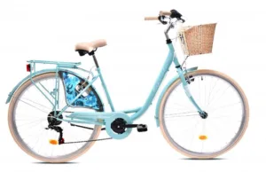 Bicicleta dama 28 Capriolo Diana City turcoaz alb 18