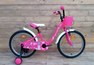 Bicicleta copii 20 Capriolo Viola Alpaca pink alb