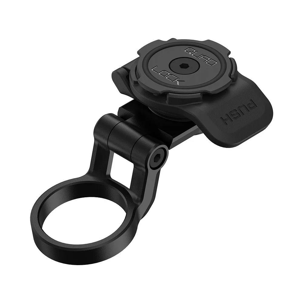 Quad Lock suport telefon ajustabil pentru pipa bicicleta negru