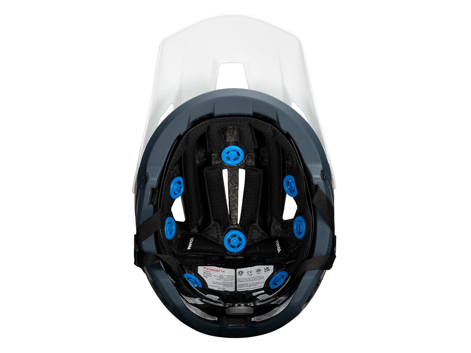 Casca Leatt MTB Enduro 3.0 L white 2025 - imagine 3