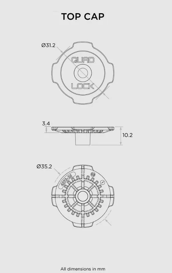 Quad Lock 360 head top cap - imagine 5