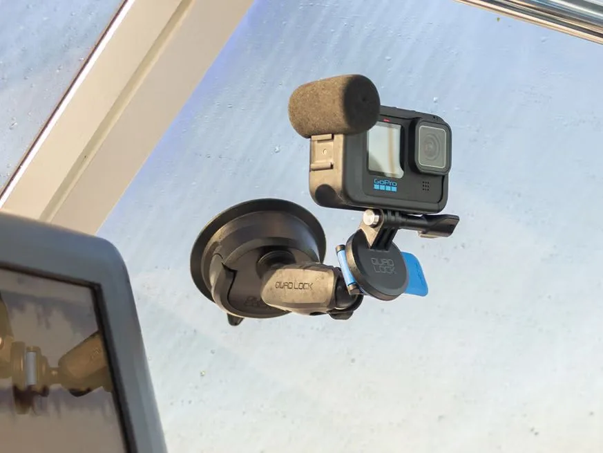 Quad Lock adaptor camera de actiune GoPro sau Insta360 - imagine 5