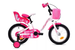 Bicicleta copii 14 Capriolo Viola alb pink