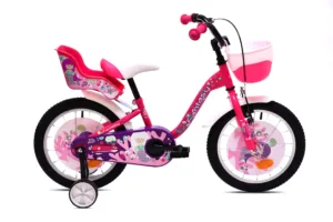 Bicicleta copii 16 Capriolo Fantasy pink alb