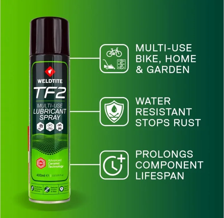 Lubrifiant TF2 spray multi use 400ml Weldtite - imagine 4