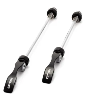 Ax tubular XLC Quick Release-Set QR-L02 aluminiu/Cr-Mo black, fata/spate