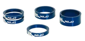 Set distantier XLC A-Head 3 x 5 1 x 10 1 x 15 1 1/8 albastru