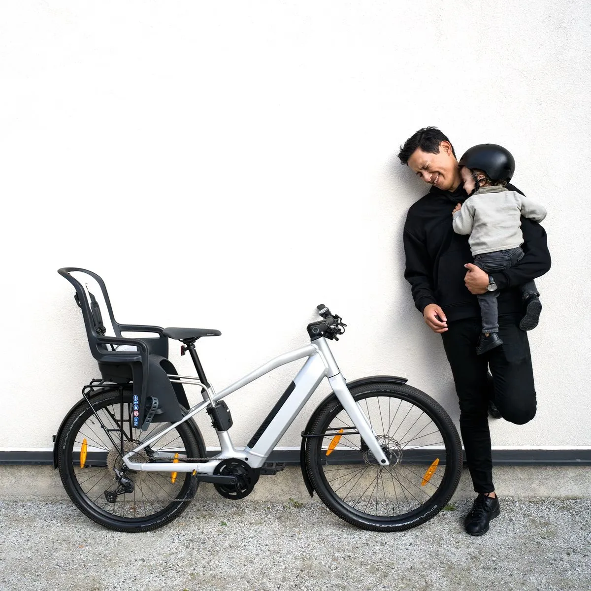 Thule RideAlong 2 - Bike Seat Dark Gray pe cadru - imagine 4