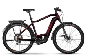 Bicicleta electrica e-bike Haibike Trekking 11 High 12-G GX Eagle i750Wh neon rosu M