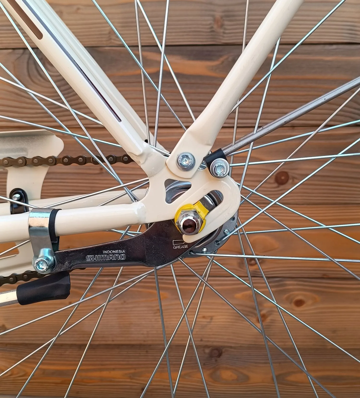 Bicicleta dama 28 Capriolo Bianka bej maro N3 viteze 20 - imagine 6