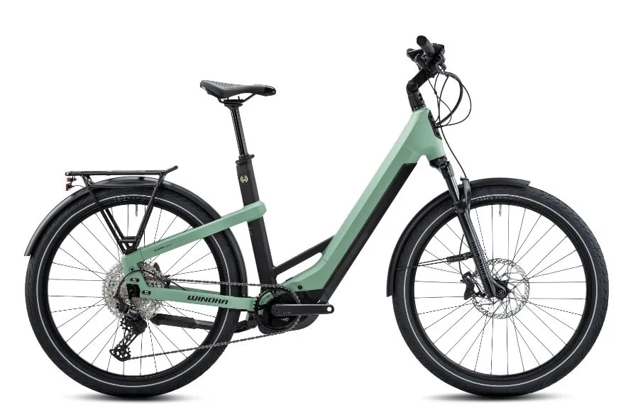 Bicicleta electrica e-bike Winora Yakun 12 750Wh Low defender matt 55
