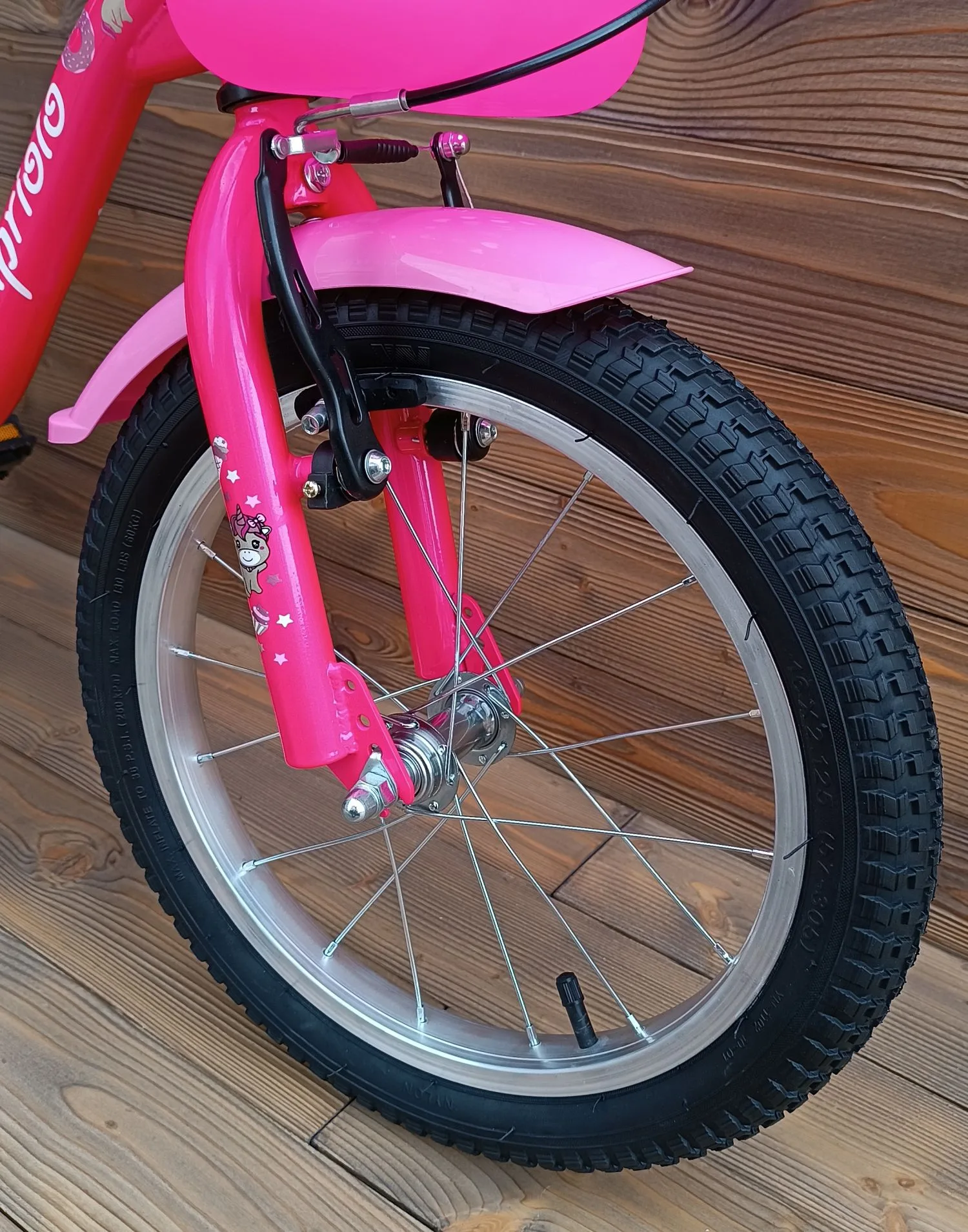 Bicicleta copii 16 Capriolo Viola pink alb - imagine 7