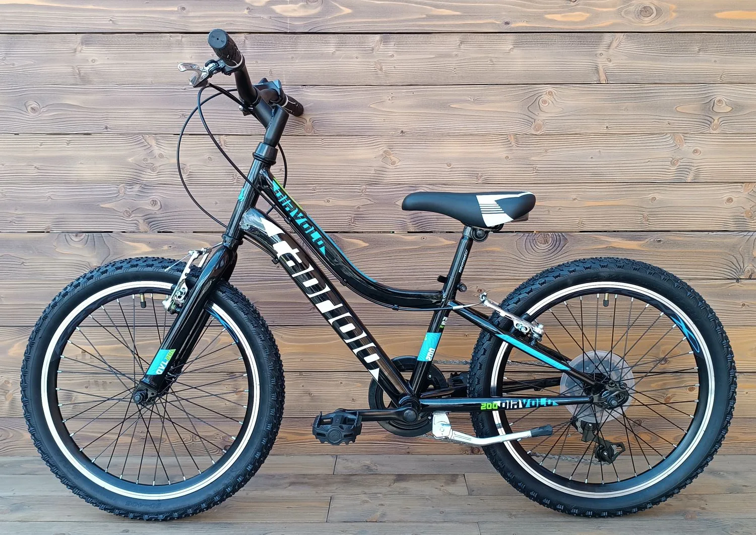 Bicicleta copii 20 Capriolo Diavolo negru albastru 11 - imagine 2