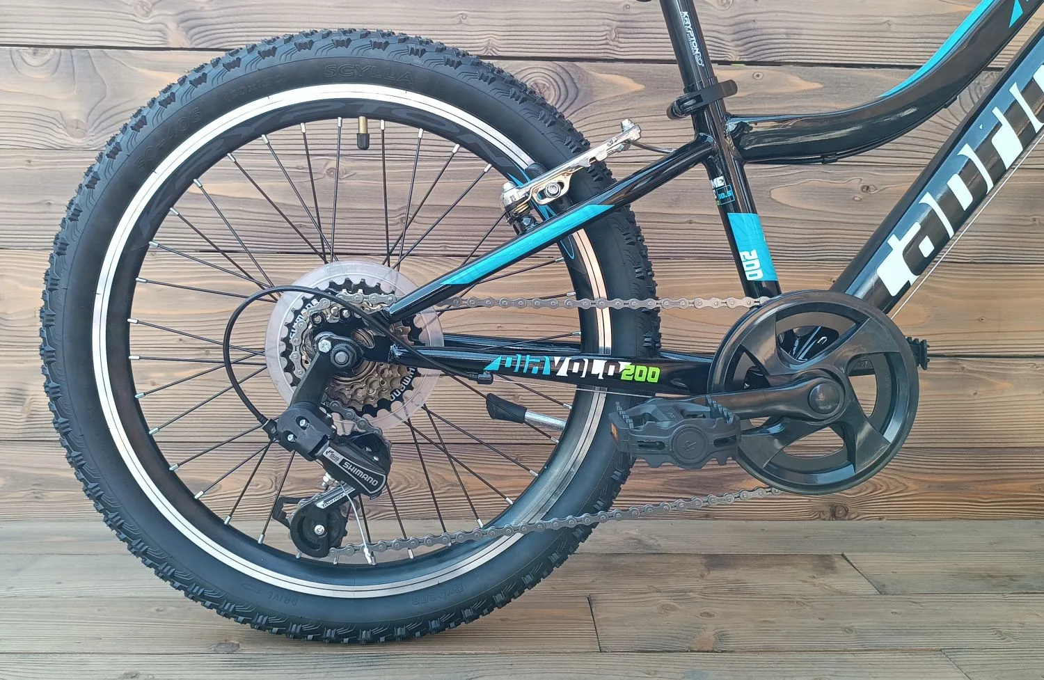 Bicicleta copii 20 Capriolo Diavolo negru albastru 11 - imagine 5