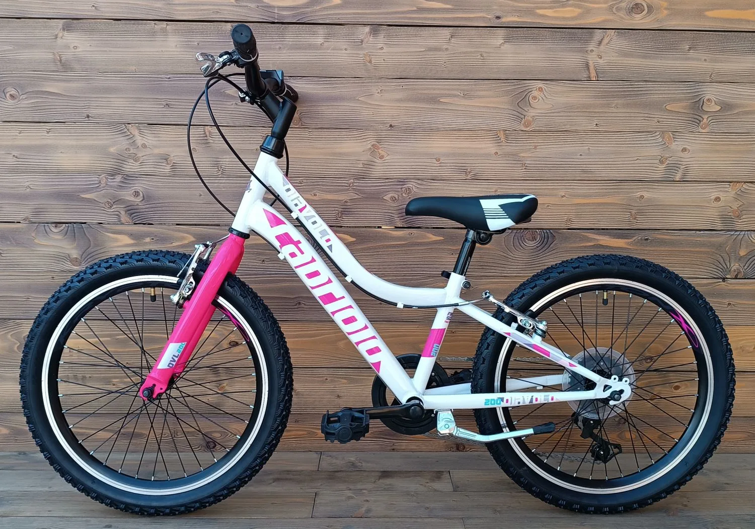Bicicleta copii 20 Capriolo Diavolo alb pink 11 - imagine 2