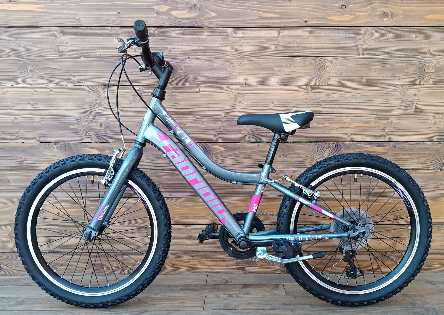 Bicicleta copii 20 Capriolo Diavolo gri violet 11 - imagine 2