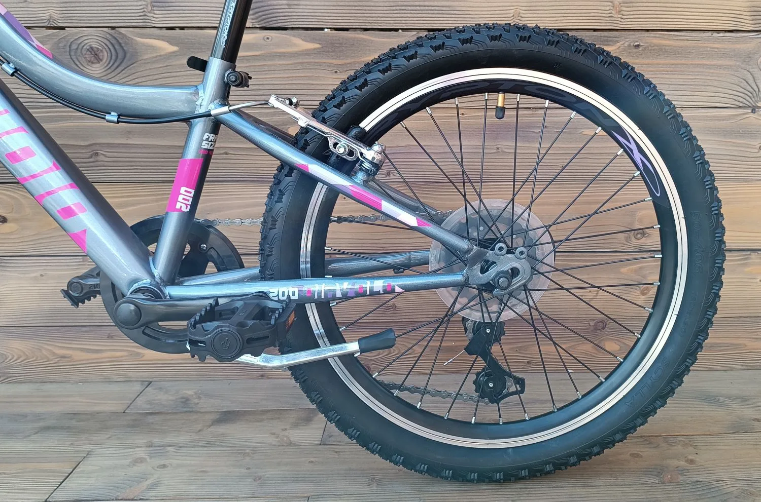 Bicicleta copii 20 Capriolo Diavolo gri violet 11 - imagine 4