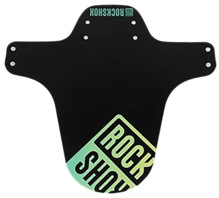 Aparatori noroi furca MTB Rockshox universal front black teal/yellow