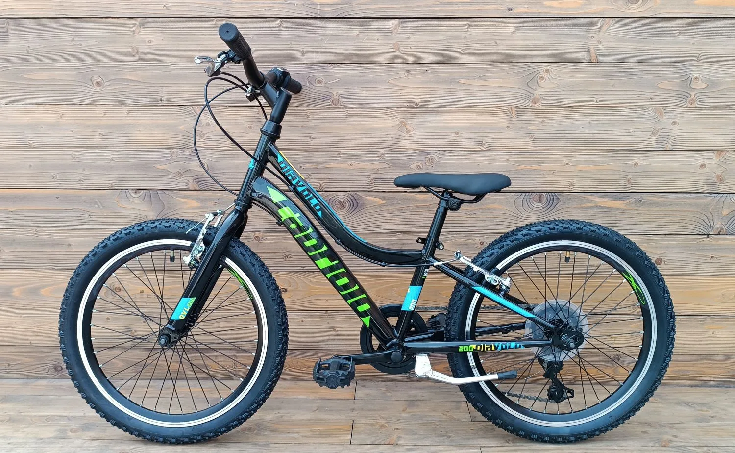 Bicicleta copii 20 Capriolo Diavolo negru verde 11 - imagine 2