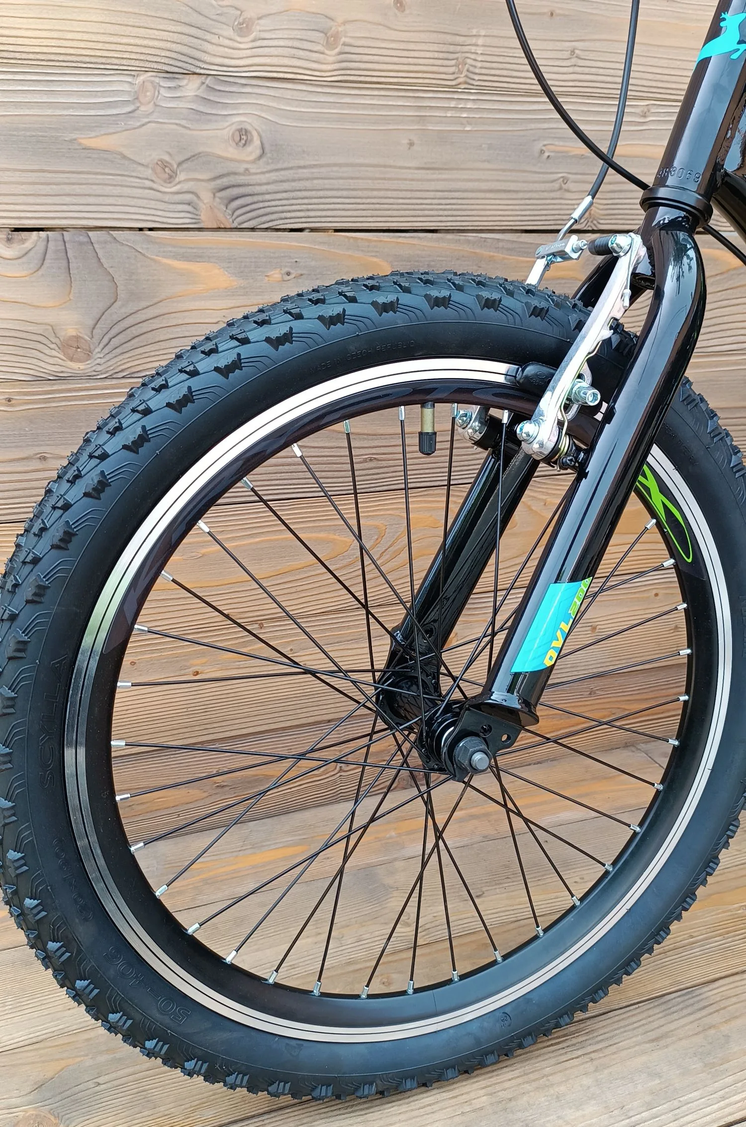 Bicicleta copii 20 Capriolo Diavolo negru verde 11 - imagine 4