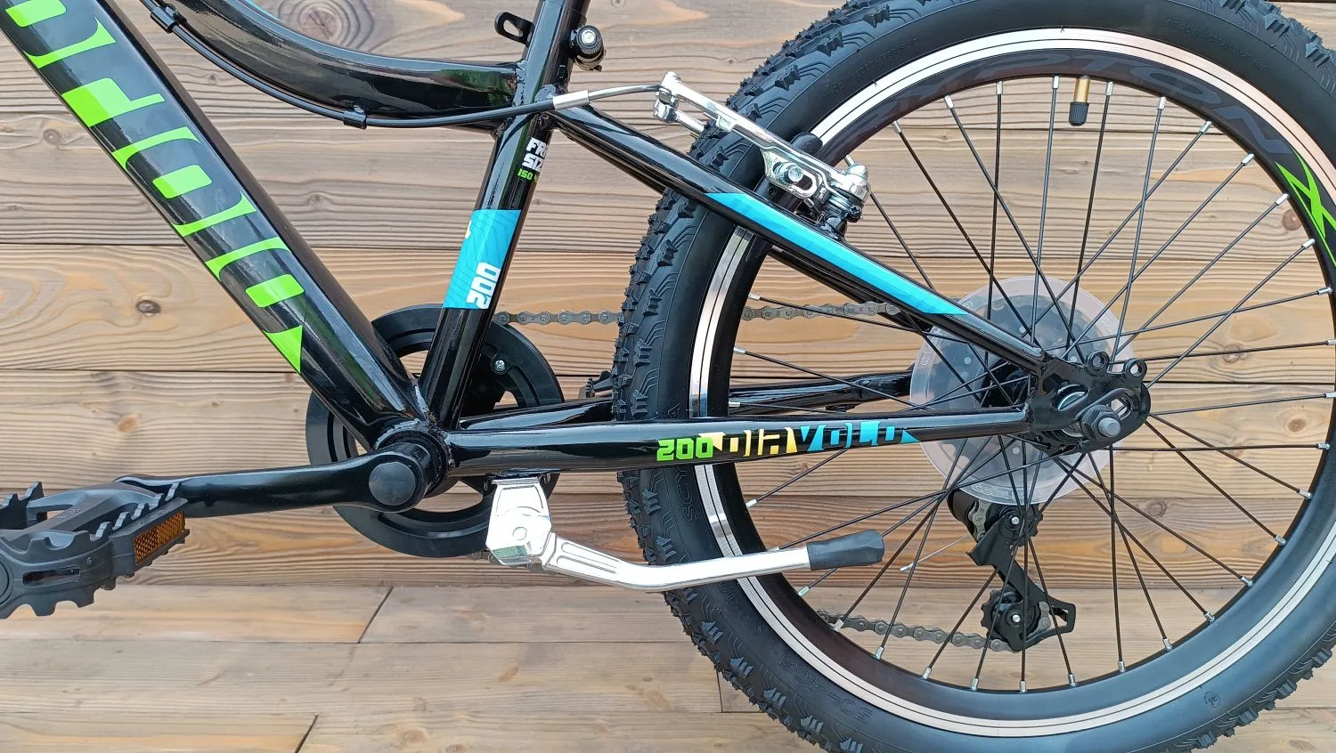 Bicicleta copii 20 Capriolo Diavolo negru verde 11 - imagine 5