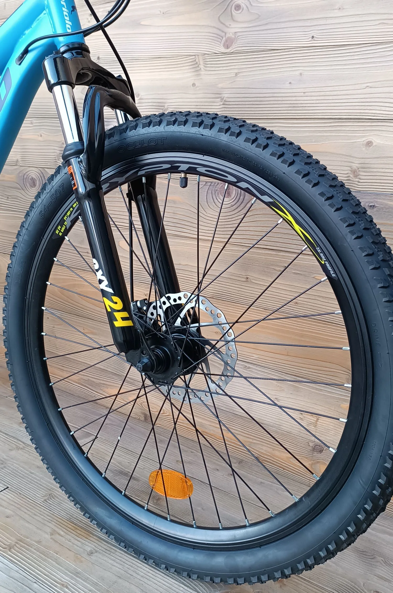 Bicicleta copii 24 Capriolo Oxygen Disc-brake albastru alb 12 - imagine 4