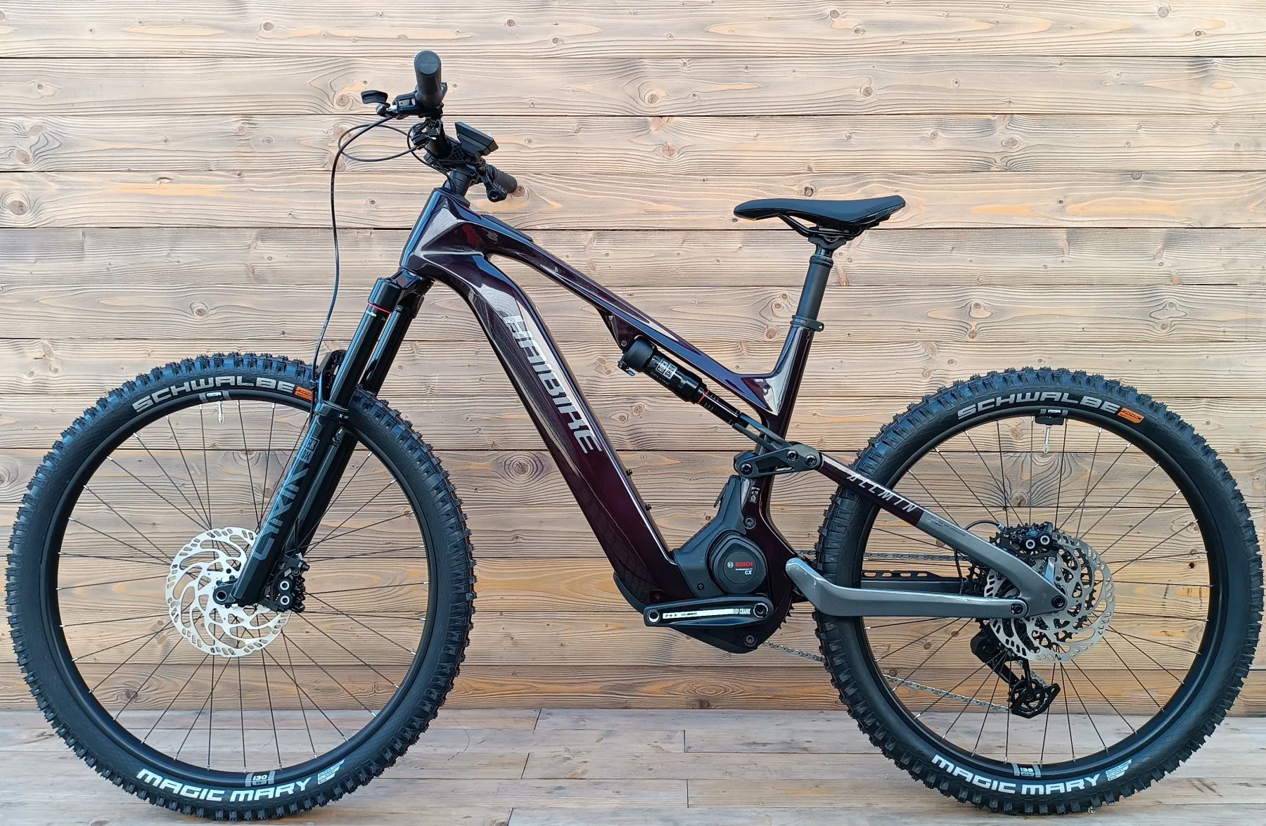 Bicicleta electrica e-bike Haibike ALLMTN CF 9 i800Wh 12-G S1000 Eagle A negru platinum L - imagine 3