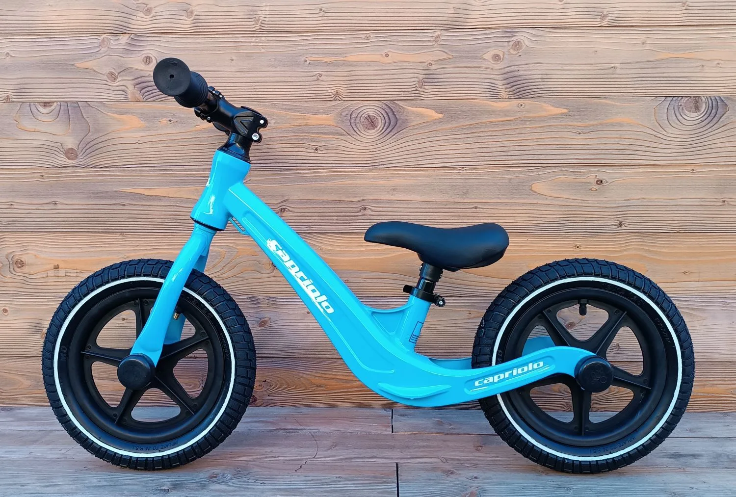 Bicicleta copii fara pedale Capriolo GUR-GUR magnesium albastru FM011 - imagine 2