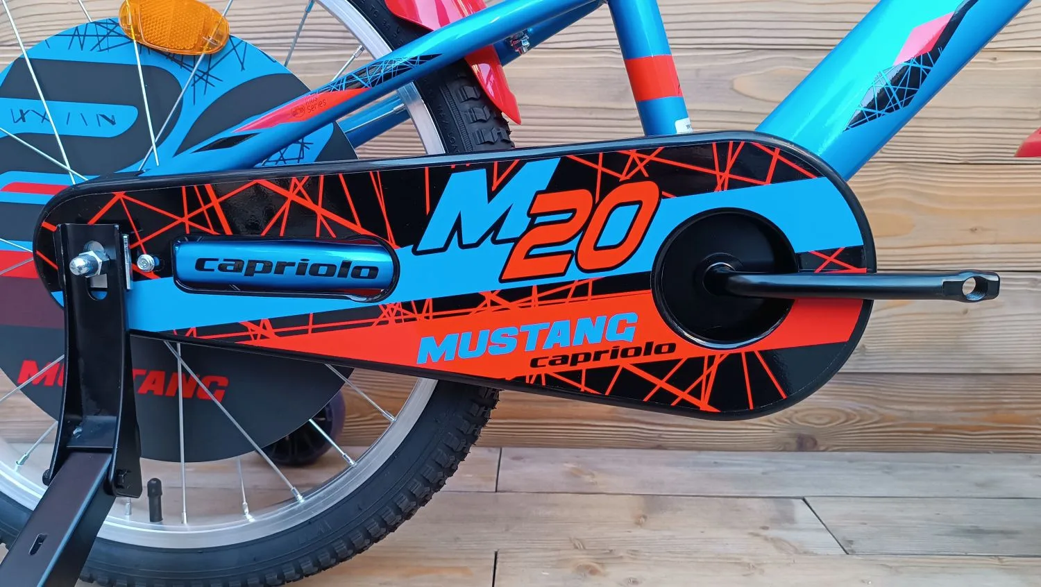 Bicicleta copii 20 Capriolo Mustang albastru rosu - imagine 7