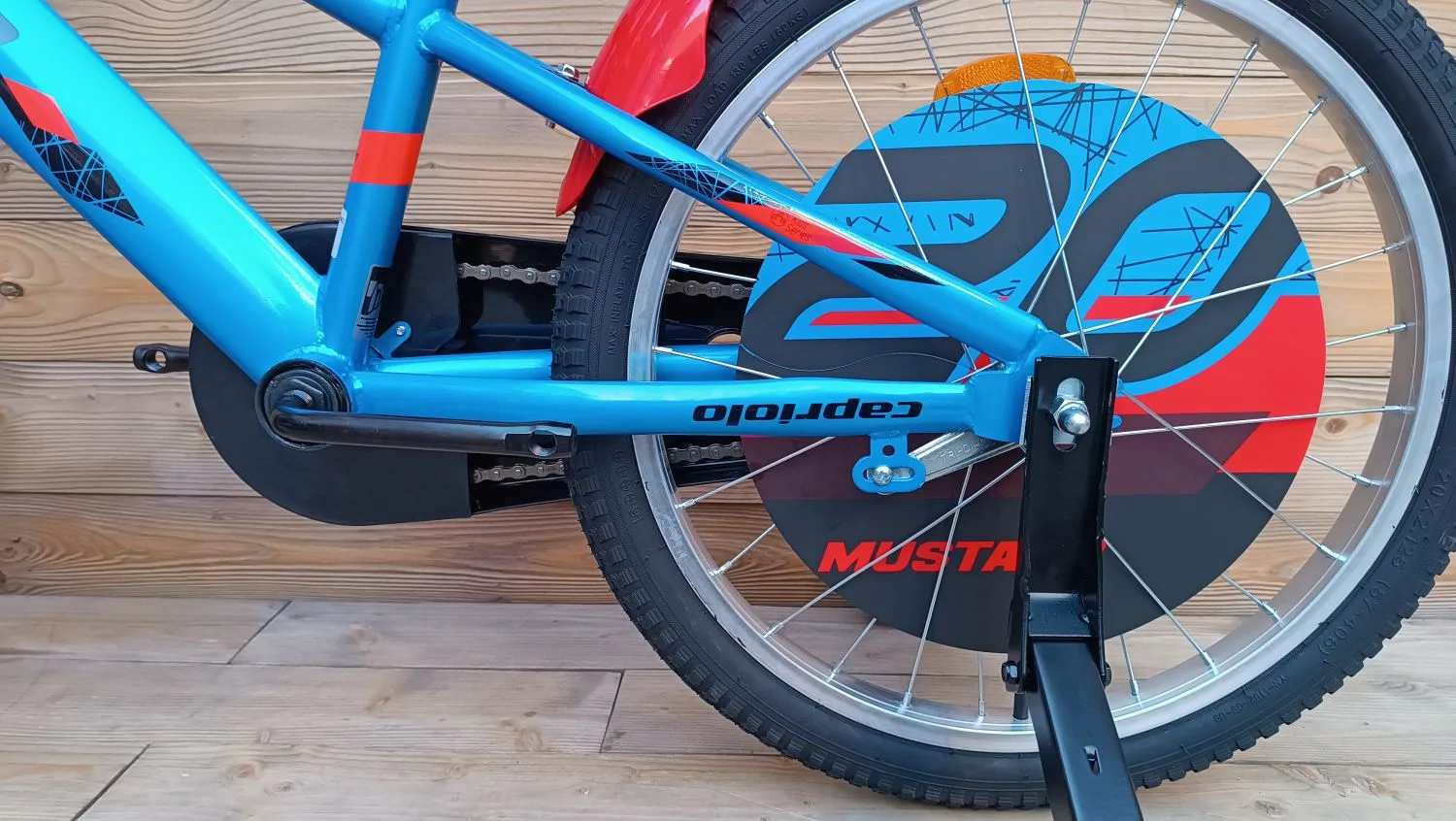 Bicicleta copii 20 Capriolo Mustang albastru rosu - imagine 8