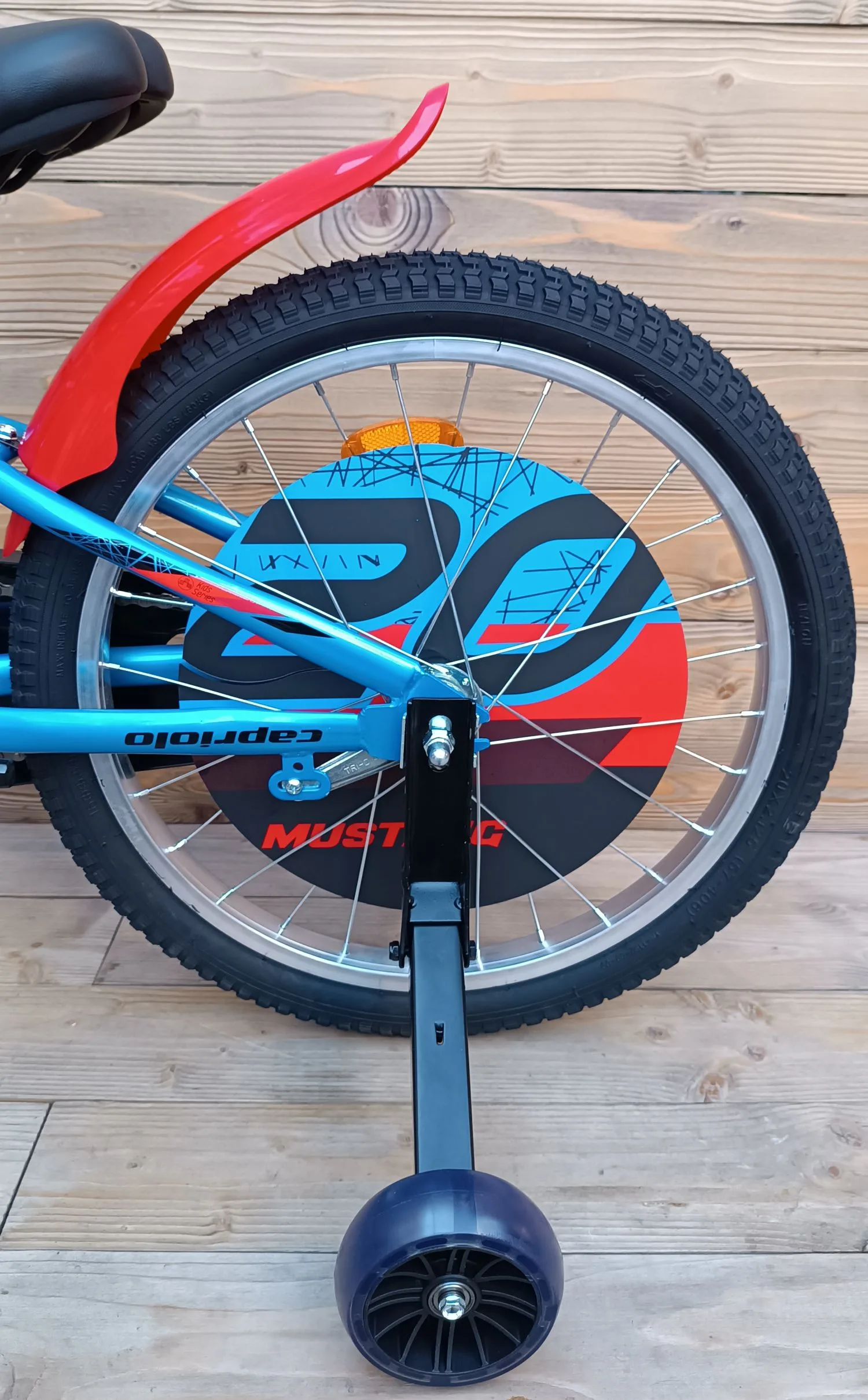 Bicicleta copii 20 Capriolo Mustang albastru rosu - imagine 9
