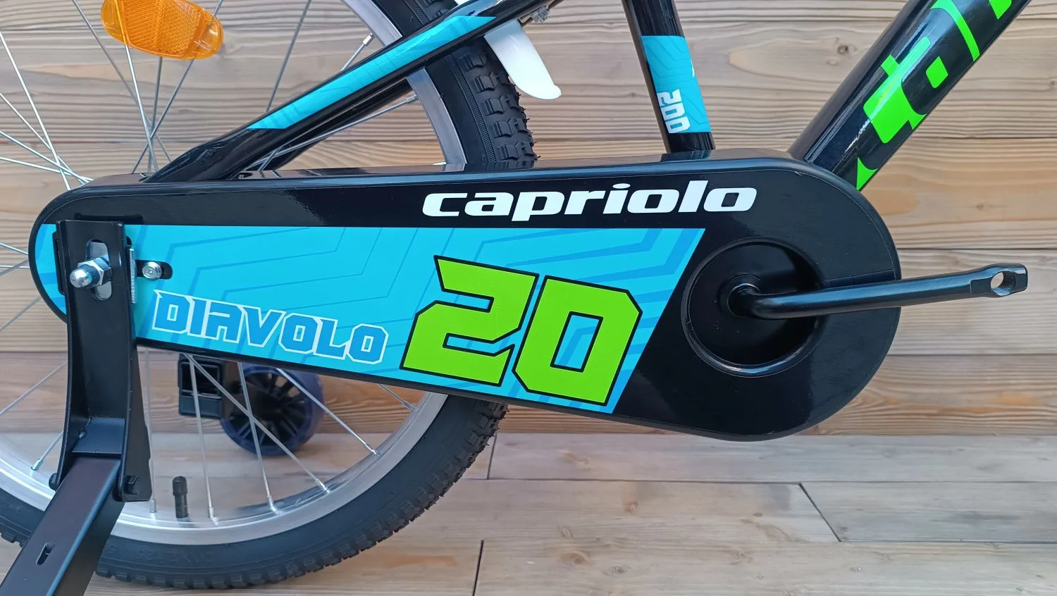 Bicicleta copii 20 Capriolo Diavolo Kid negru verde - imagine 7