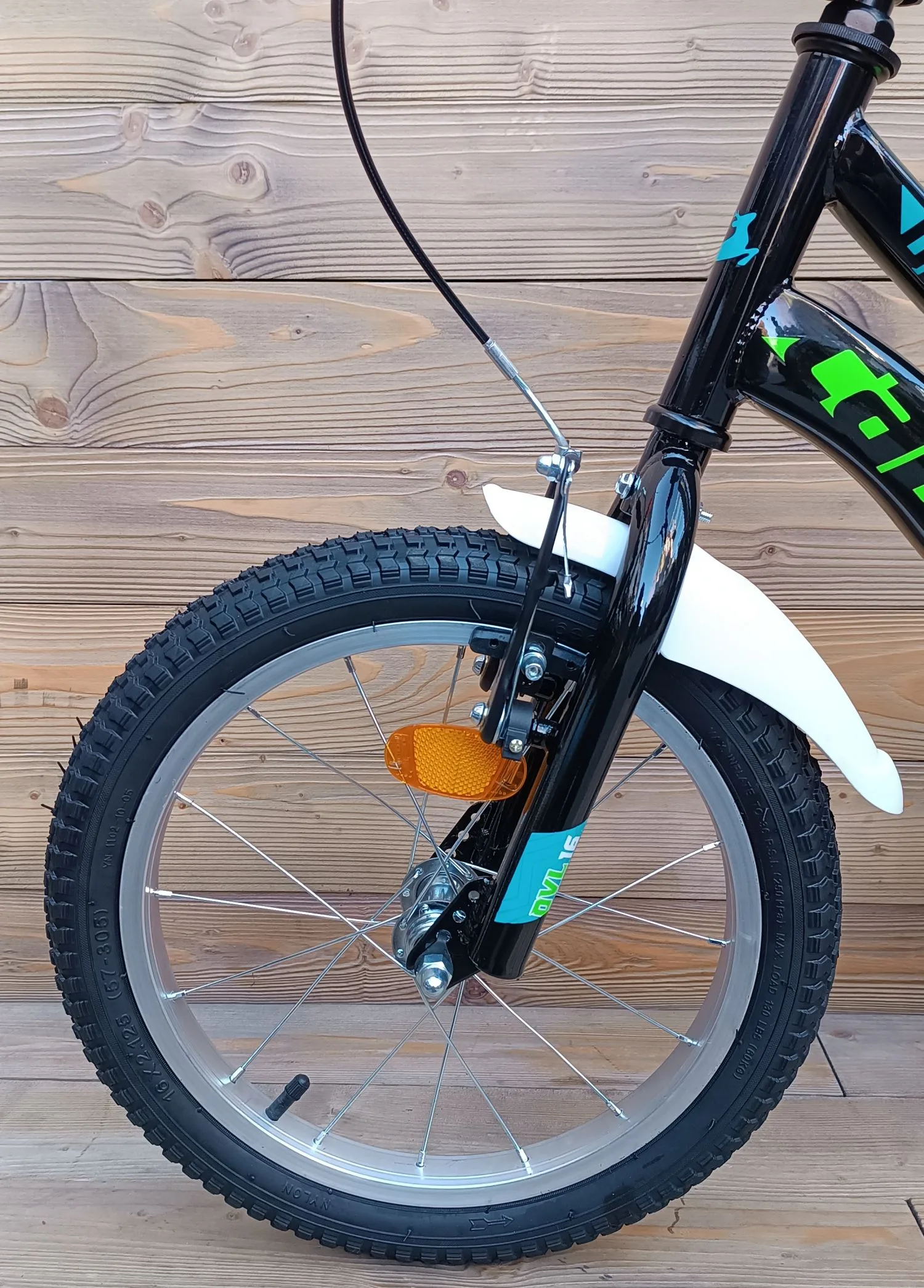 Bicicleta copii 16 Capriolo Diavolo Kid negru verde - imagine 4