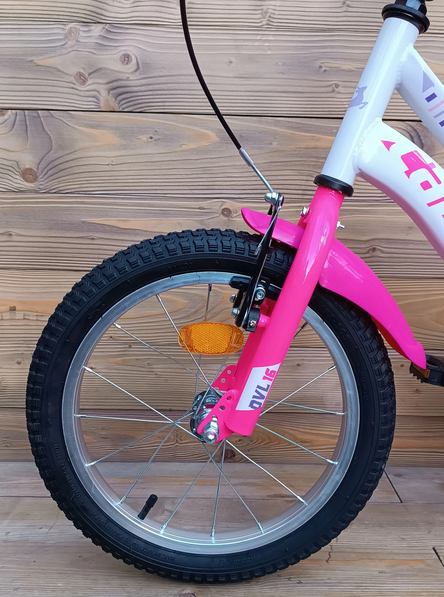 Bicicleta copii 16 Capriolo Diavolo Kid alb pink - imagine 4