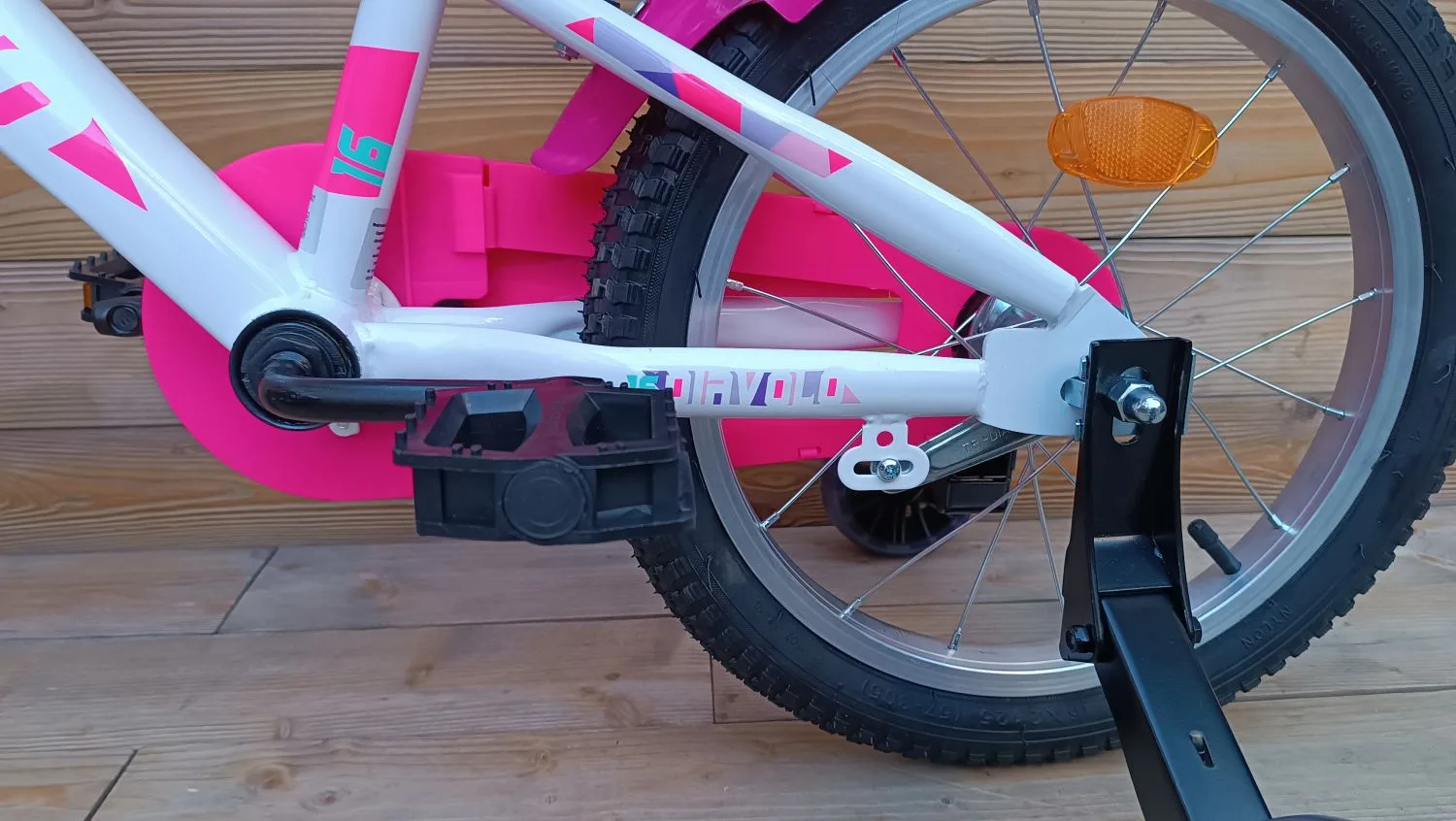 Bicicleta copii 16 Capriolo Diavolo Kid alb pink - imagine 7