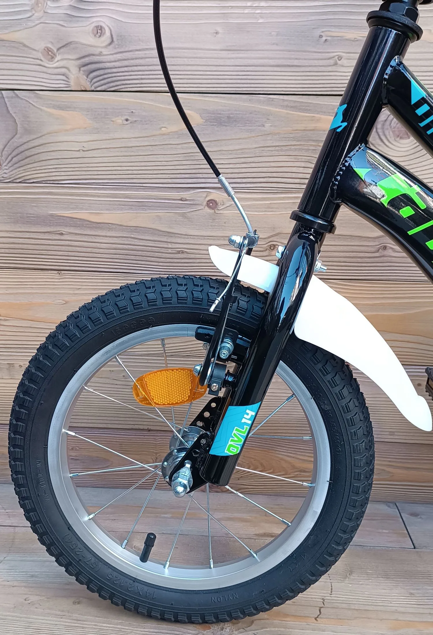 Bicicleta copii 14 Capriolo Diavolo Kid negru verde - imagine 4
