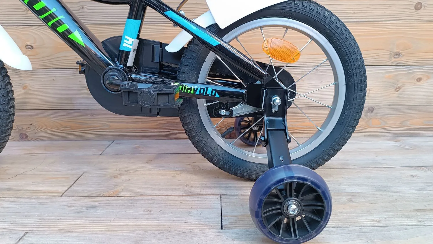 Bicicleta copii 14 Capriolo Diavolo Kid negru verde - imagine 5