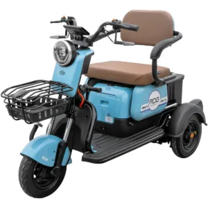 Triciclu electric RDB MINI, albastru, 2000W, fara permis