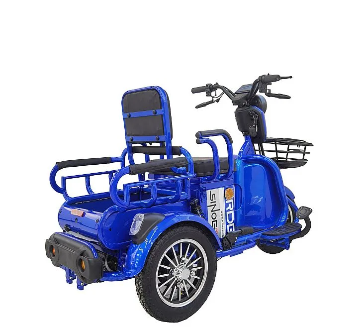 Triciclu electric RDB SINOE PRO, rosu, 1160W, fara permis - imagine 2