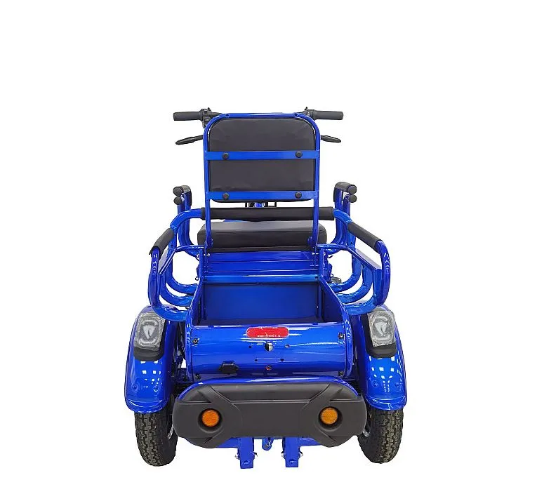 Triciclu electric RDB SINOE PRO, rosu, 1160W, fara permis - imagine 4