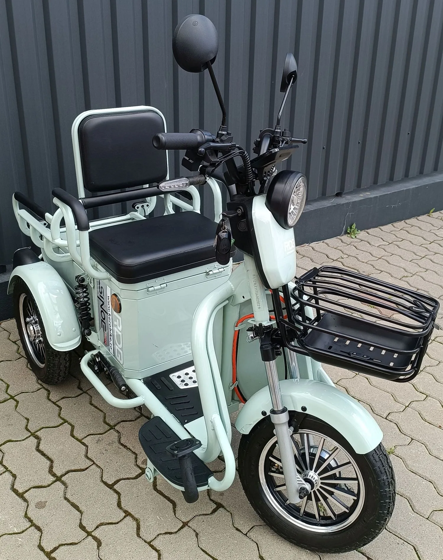 Triciclu electric RDB SINOE PRO, verde, 1160W, fara permis - imagine 3