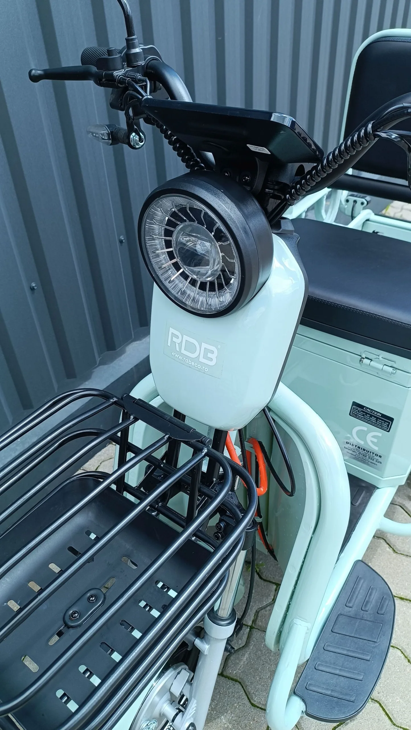 Triciclu electric RDB SINOE PRO, verde, 1160W, fara permis - imagine 5