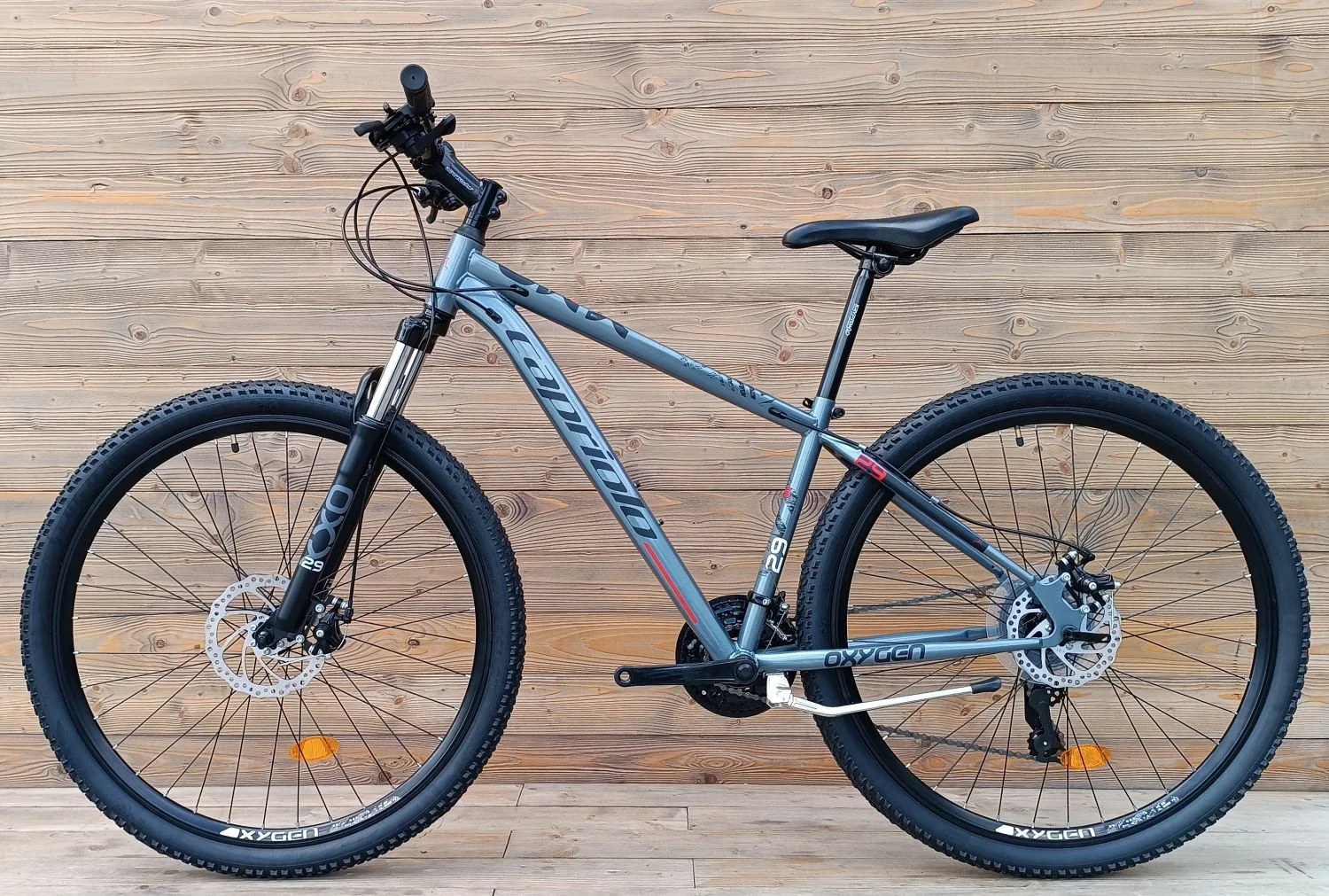 Bicicleta MTB 29 Capriolo Oxygen gri rosu 16 - imagine 2