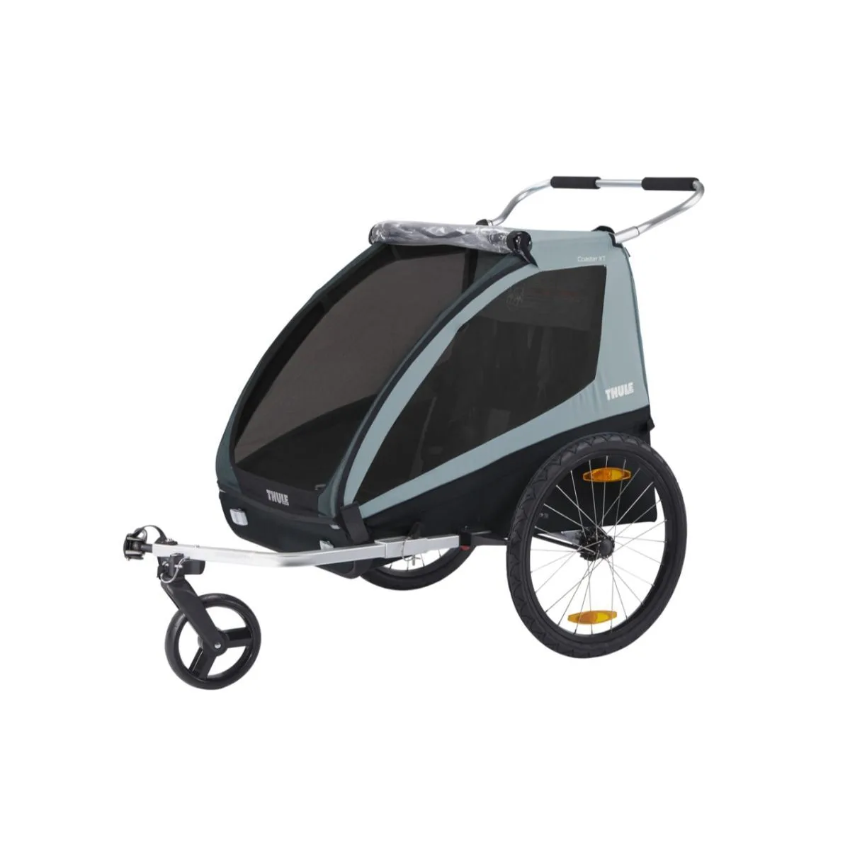 Carucior Thule Coaster XT albastru deschis 2 locuri
